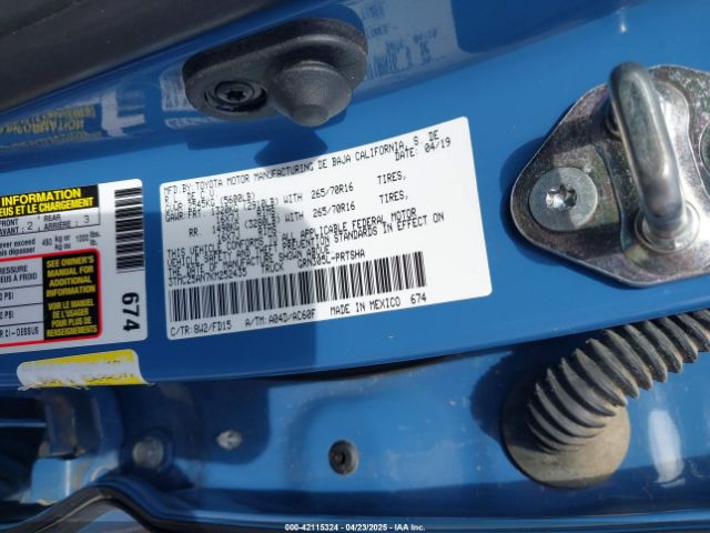 3TMCZ5AN7KM252435 Toyota Tacoma Trd Off Road