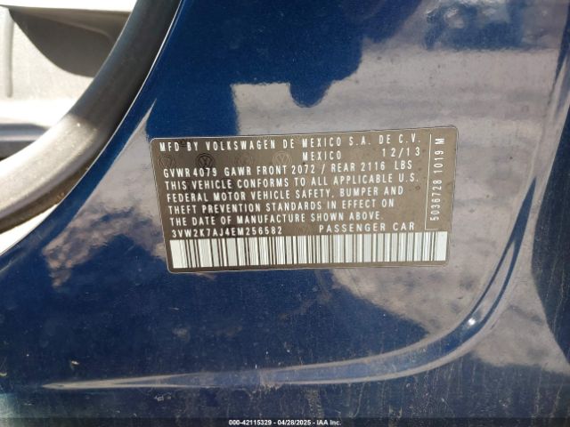 3VW2K7AJ4EM256582 Volkswagen Jetta 2.0l S