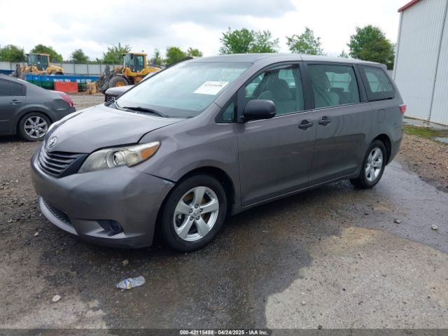5TDZK3DC8FS678539 Toyota Sienna L 7 Passenger