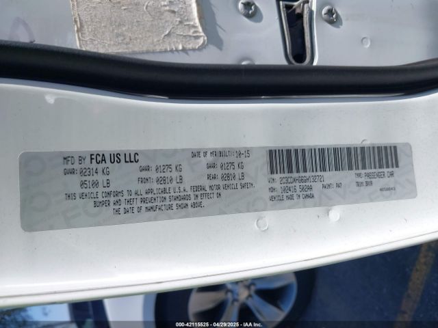 2016 DODGE CHARGER 2C3CDXHG6GH132721 Photo 8