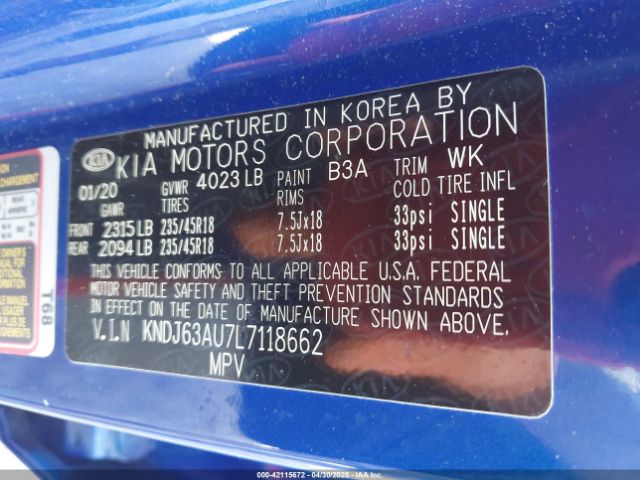 KNDJ63AU7L7118662 KIA Soul Gt-line