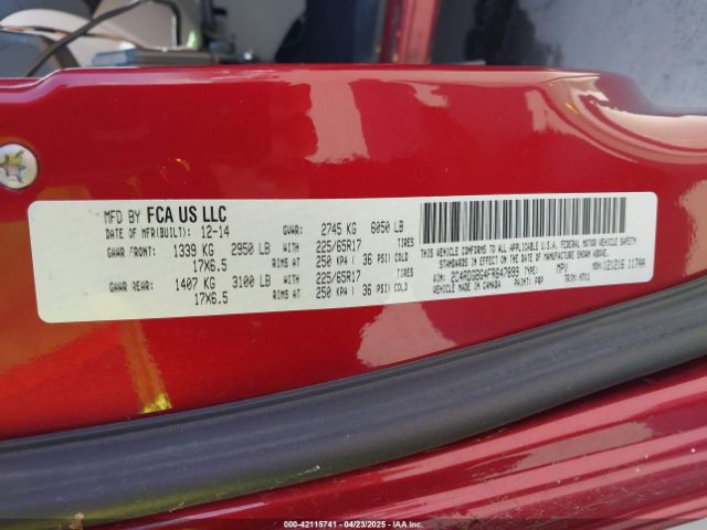 2C4RDGBG4FR647899 Dodge Grand Caravan Se