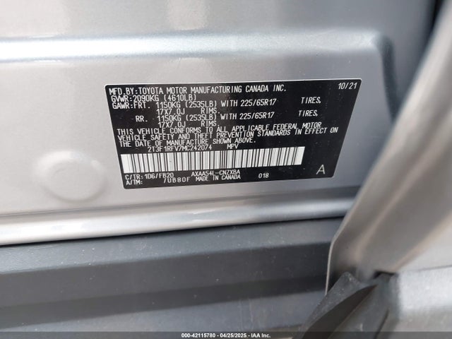 Toyota RAV4 LE 2021 2T3F1RFV7MC242074 Image 9
