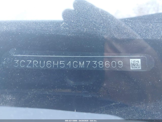 3CZRU6H54GM738609 Honda HR-V EX