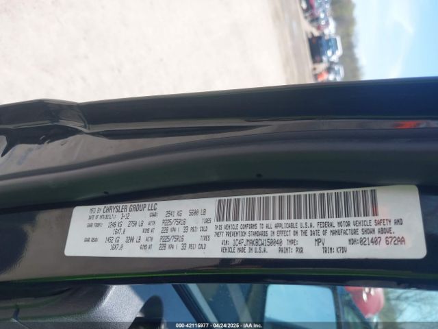 2012 JEEP LIBERTY 1C4PJMAK8CW150040 Photo 8