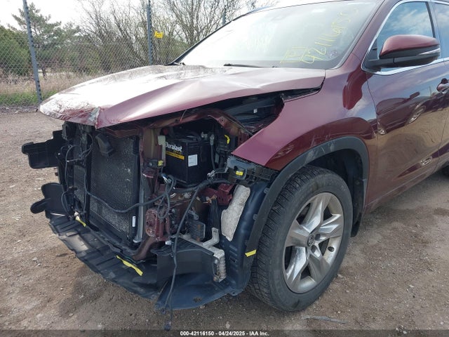 5TDDZRFHXHS390316 Toyota Highlander Limited