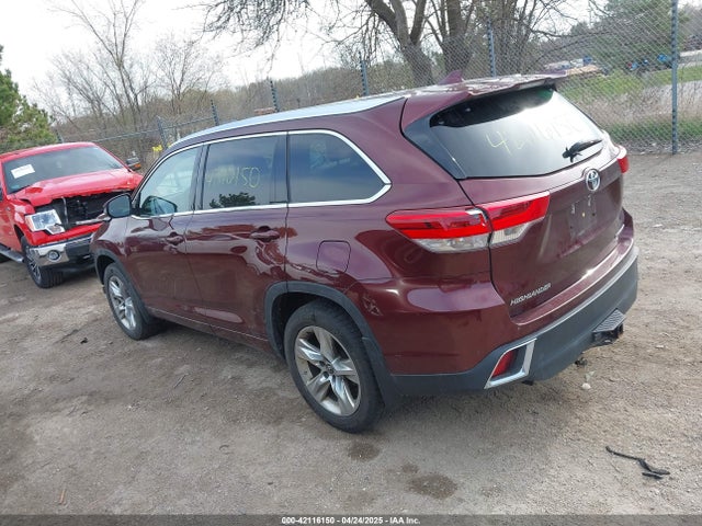 5TDDZRFHXHS390316 Toyota Highlander Limited