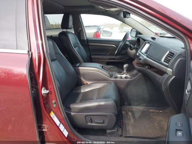 5TDDZRFHXHS390316 Toyota Highlander Limited