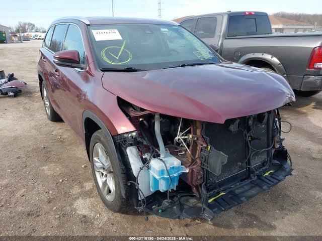 5TDDZRFHXHS390316 Toyota Highlander Limited