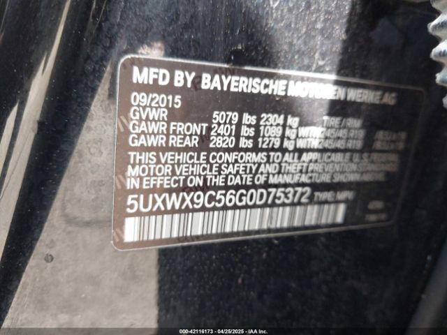 5UXWX9C56G0D75372 BMW X3 Xdrive28i