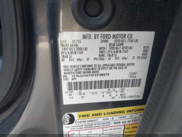 1FMJU1HT0FEF28979 Ford Expedition Xlt