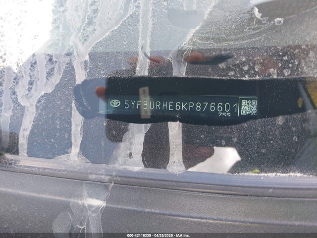 Toyota COROLLA LE 2019 5YFBURHE6KP876601 Image 9