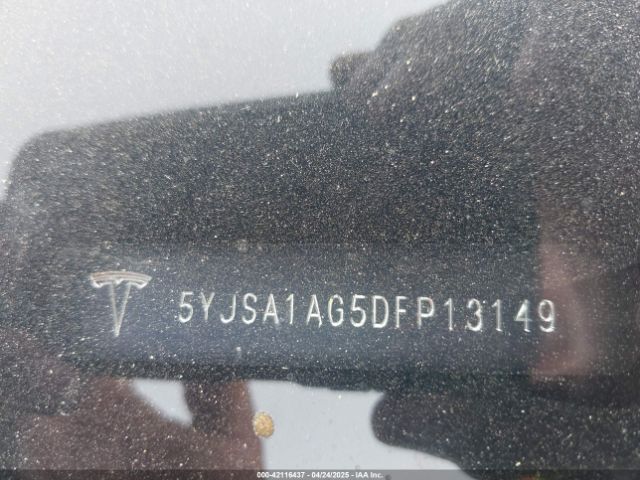 2013 TESLA MODEL S 5YJSA1AG5DFP13149 Photo 8