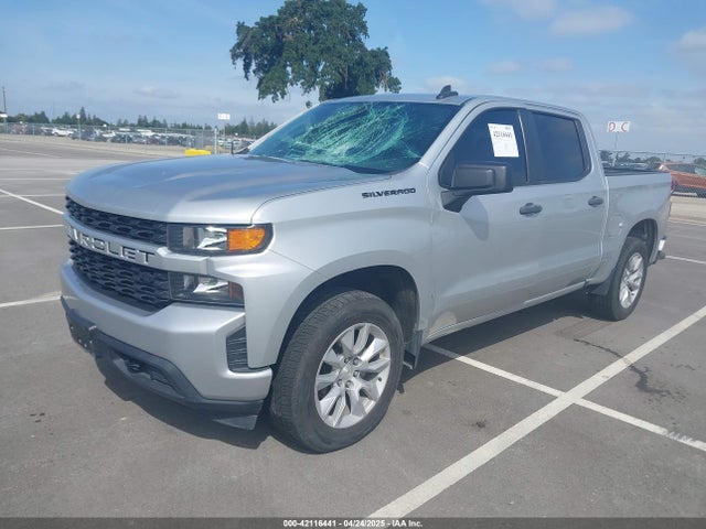 Chevrolet Silverado 1500 4wd  Short Bed Custom 2021 3GCPYBEK2MG346534 Image 2