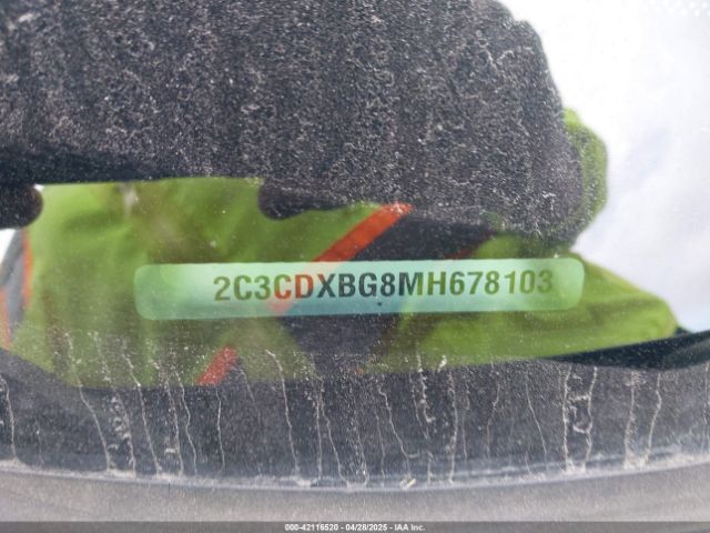 2C3CDXBG8MH678103 Dodge Charger Sxt Rwd
