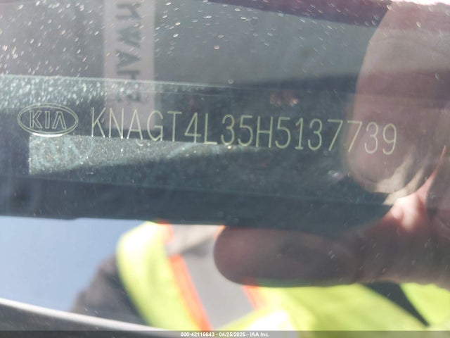 KNAGT4L35H5137739 KIA Optima Lx