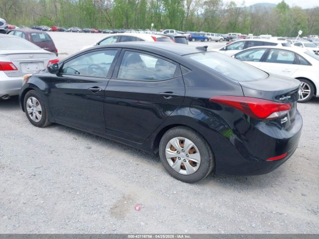 KMHDH4AE6GU543976 Hyundai ELANTRA SE