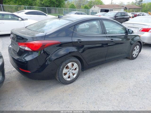 KMHDH4AE6GU543976 Hyundai ELANTRA SE