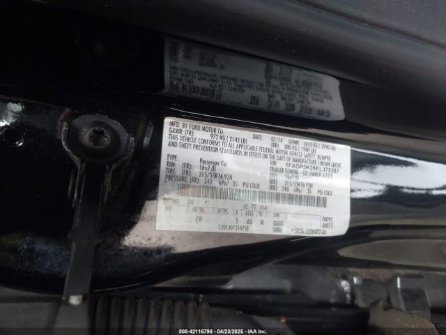 1FADP3K28EL375367 Ford FOCUS SE