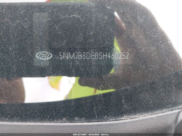 5NMJB3DE0SH460252 Hyundai TUCSON SEL