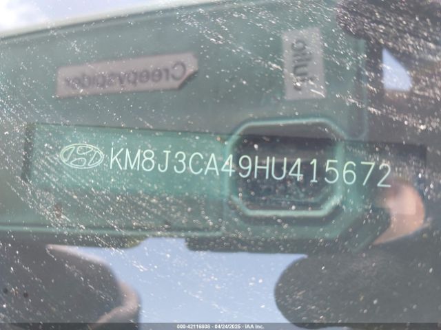 KM8J3CA49HU415672 Hyundai TUCSON SE