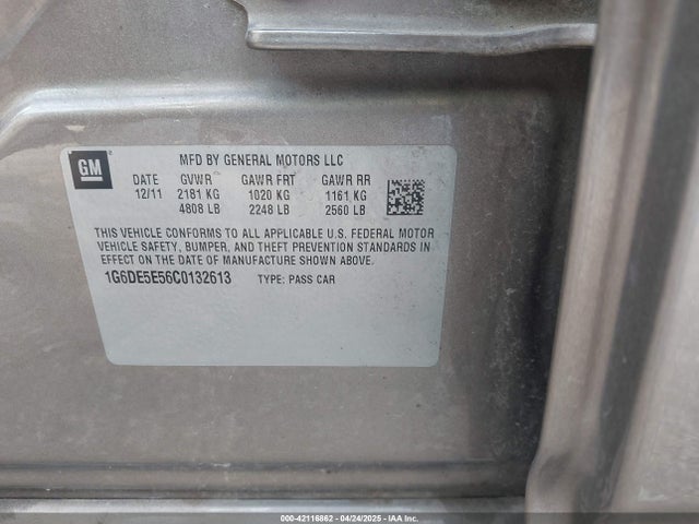 2012 CADILLAC CTS 1G6DE5E56C0132613 Photo 8