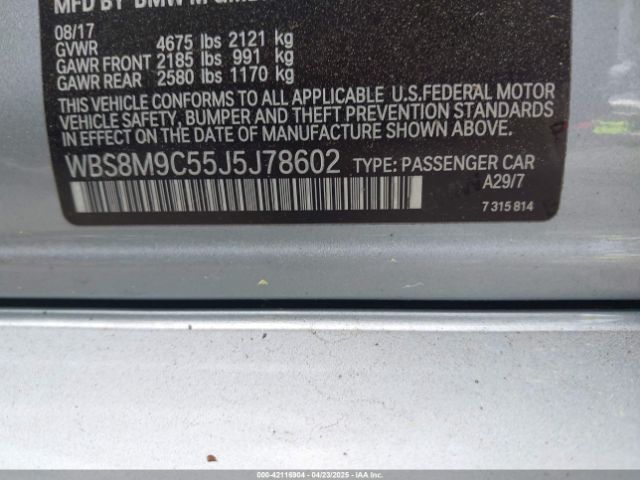 2018 BMW M3 WBS8M9C55J5J78602 Photo 8
