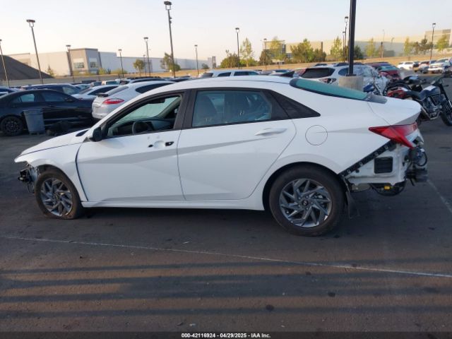 KMHLM4DJXRU097320 Hyundai Elantra Hybrid Blue