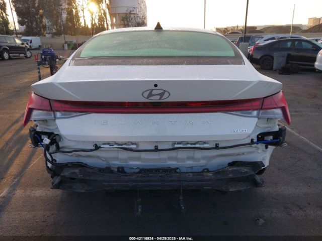 KMHLM4DJXRU097320 Hyundai Elantra Hybrid Blue