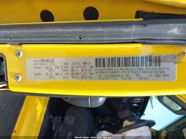 1C4GJXAG6KW508134 Jeep Wrangler Sport S 4x4