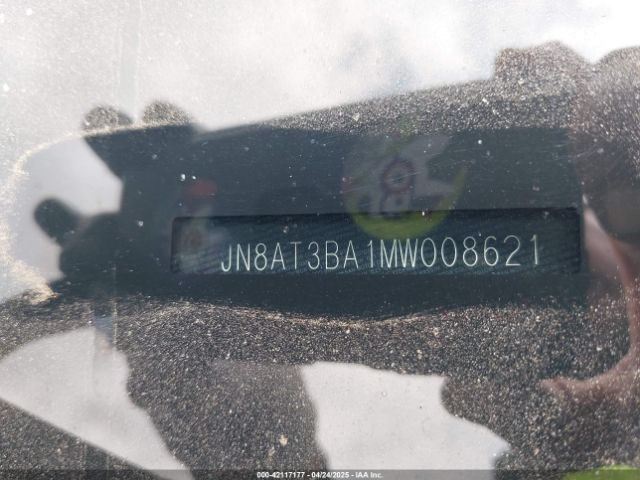 JN8AT3BA1MW008621 Nissan Rogue
