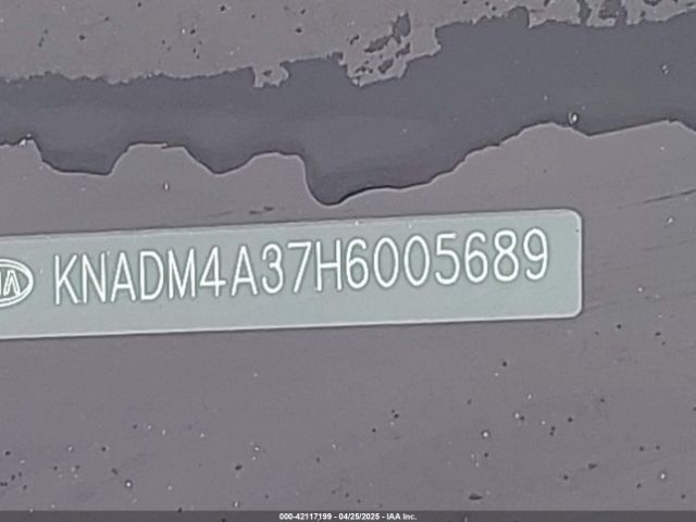 KNADM4A37H6005689 KIA RIO LX