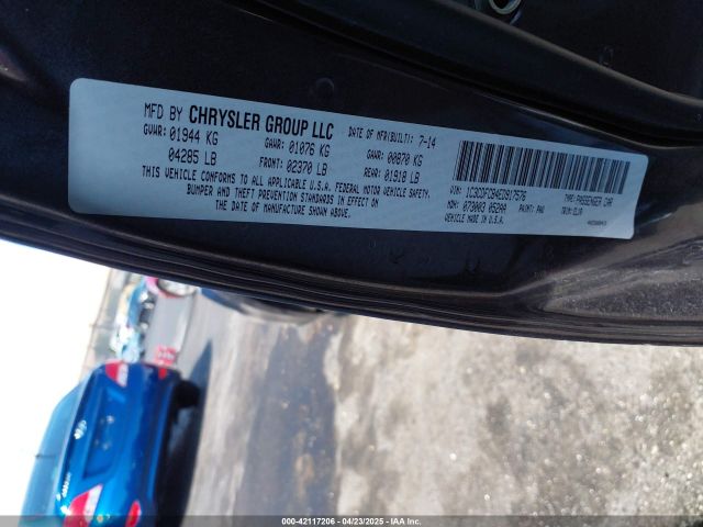 1C3CDFCB4ED917576 Dodge Dart Limited