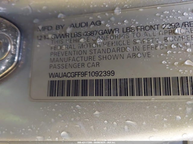 2015 AUDI A3 WAUACGFF9F1092399 Photo 8