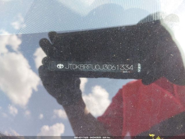 JTDKBRFU0J3061334 Toyota Prius Two