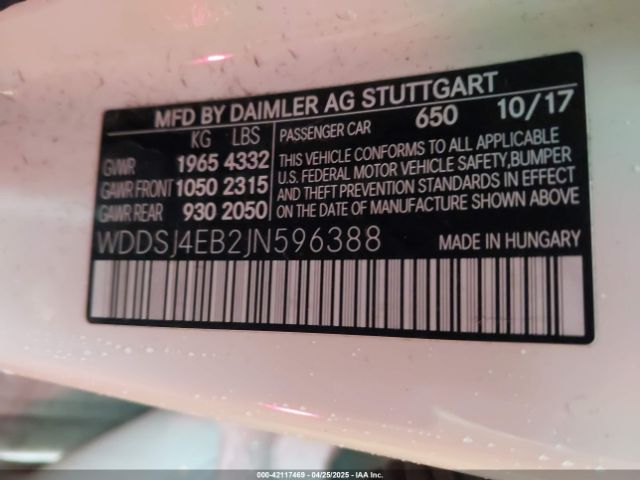 2018 MERCEDES-BENZ CLA 250 WDDSJ4EB2JN596388 Photo 8