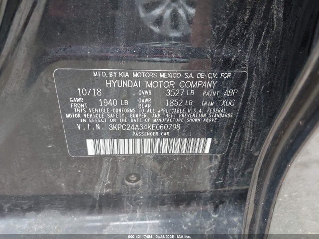 3KPC24A34KE060798 Hyundai Accent Sel