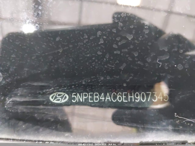 5NPEB4AC6EH907345 Hyundai SONATA GLS
