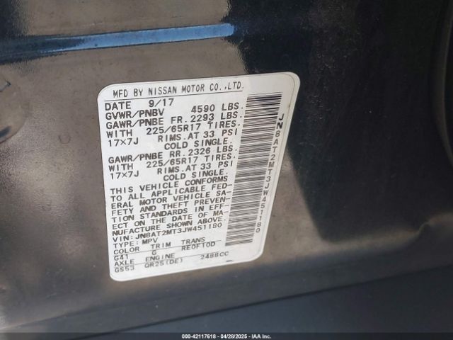 2018 NISSAN ROGUE JN8AT2MT3JW451180 Photo 8