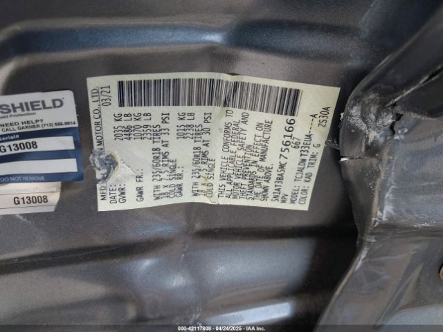2021 NISSAN ROGUE 5N1AT3BA5MC756166 Photo 8