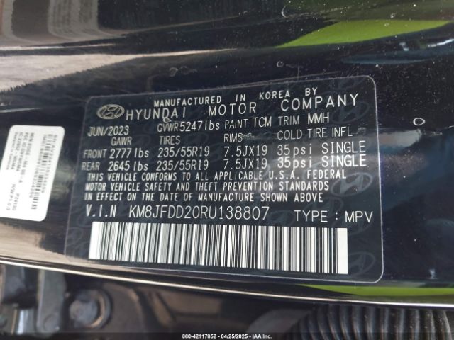 2024 HYUNDAI TUCSON PLUG-IN HYBRID KM8JFDD20RU138807 Photo 8