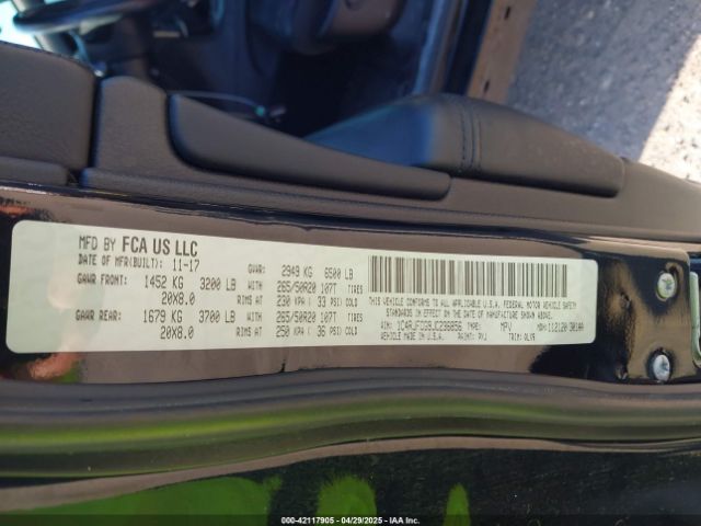 1C4RJFCG9JC236856 Jeep Grand Cherokee High Altitude 4x4