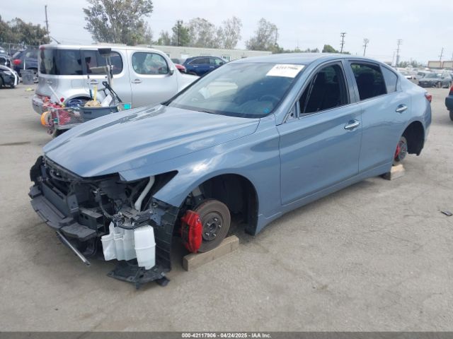 JN1FV7DP3NM370129 Infiniti Q50 Red Sport 400