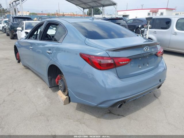 JN1FV7DP3NM370129 Infiniti Q50 Red Sport 400