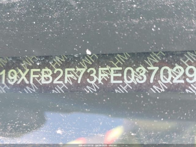 19XFB2F73FE037029 Honda CIVIC SE