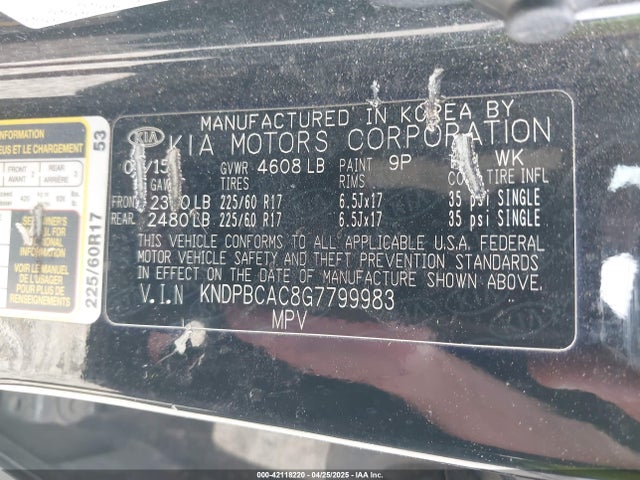 KIA Sportage Lx 2016 KNDPBCAC8G7799983 Image 9