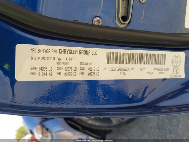 1C3CDFEBXED826535 Dodge DART GT