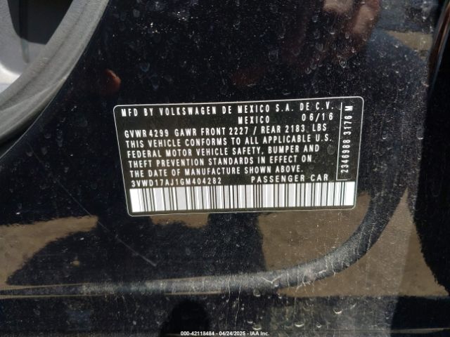 3VWD17AJ1GM404282 Volkswagen Jetta 1.8t Sport