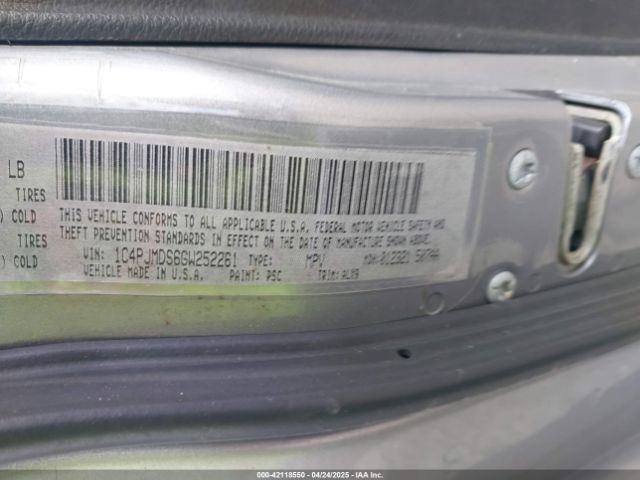 1C4PJMDS6GW252261 Jeep Cherokee Limited