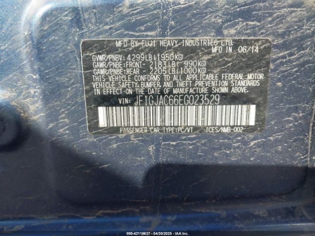 2014 SUBARU IMPREZA JF1GJAC66EG023529 Photo 8